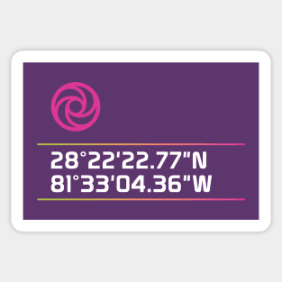 Epcot Journey Into Imagination Coordinates Sticker